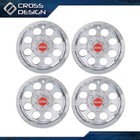 4pcs 10  Golf Cart Wheel Cover Hub Caps Silver Fit For Ezgo Club Car And Yamaha