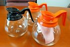 Coffee Decanters Org   Blk- 64oz Commercial Lot Of 3 Coffee Pots For Bunn - New