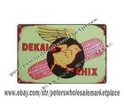 Dekalb Chix Chicken Seed Corn Metal Tin Sign Garage Decorative Collectibles