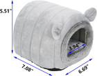 Hedgehog Bed Cave Nest Hideout  Hamster Guinea Pigs Small Animals Cage Supplies 