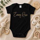 Custom Baby Bodysuit Personalized Name Newborn Baby Shower Gift Nb-24m