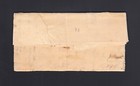 New York  Steam Packet Franklin - Lake Champlain Stampless Letter