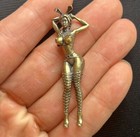 2 3  Brass Hot Rabbit Girl Statue Art Beauty Model Figurine Artwork Collection