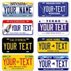 Usa Personalized License Plate Any Text Your Name Custom Car Tag Metal Tin Sign