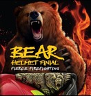 New Fierce Bear Fire Helmet Finial