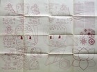 Vtg Workbasket M143 Embroidery Transfer Pattern Dutch Girl Dow Cat Hotpad Quilts