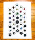 Exquisite  Antique Victorian Button Collector Card Perfume Fabric Shank Rare Vtg