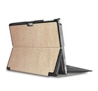 Tablet Case For Microsoft Surface Pro 4 5 6 7 12 3  Ultra Slim Red Faux Leather