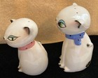 Vintage Holt Howard Siamese Cozy Kitten Salt Pepper White Shakers With Labels