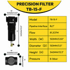 Rc 1  Particulate Filter 81cfm Air Drying System Compressed Air Compressor