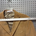 Lands End Mens Tan Corduroy Blazer Jacket 44 Regular 3 Button Preppy Retro 6484
