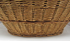 Extra Large Vintage Wicker Woven Landry Basket With Handles 28  Long X 19  High