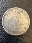 1908-s Philippines Silver One Peso Us Administration San Francisco  exact  