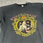 Vintage Kurt Cobain Shirt Mens Xl Black 1994 Unplugged Lyrics From Dumb Nirvana