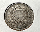 1896 Guatemala  Silver 2 Reales Better Coin