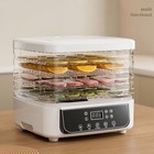 5 Trays Food Dehydrator Machine Digital Adjustable Timer 160w Jerky Fruit Drying