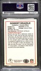 Signed Robert Brazile 1982 Kelloggs Topps Card Autographed Hof Dr Doom Auto Psa