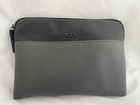 Tumi Delta One Amenity Kit Gray   Black  New With Accessories  6   x8    New Sealed