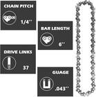 6 Inch Chainsaw Chain  5 Pieces Replacement Chains For All 6-inch Cordless Elect