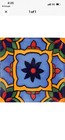 Lot 9 Pcs Mexican Ceramic Terracotta Talavera Handmade Tiles 4    Square  1 Sf