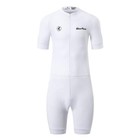  Men s Triathlon Suit Short Sleeve Top short Legs Skinsuit Padded Large Nlt01