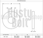 M3 - Flat Washers  A2 304 18-8  Stainless Steel