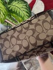 Vintage Coach Tote Shoulder Bag Brown Beige Zip W Matching Loafers Set