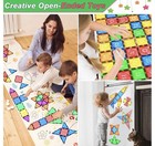 Magnetic Building  Blocks Kids Magnetic Tiles Toddler Toys Games Sensory 32 Pcs