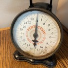 Vtg Early Perfection Original Slanting Dial Kitchen Scale Works Patent May 1906