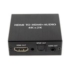 4kx2k Hdmi To 3 5mm Audio Converter Spdif Optical Stereo Out Splitter Adapter B