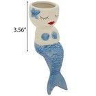Shelf Sitter Plant Pot Mermaid Girl Statue Figurine Nautical Beach Home Decor