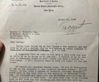 Signed 1908 Letter By Senator Albert J  Hopkins Of Illinois