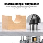 Tct Carbide Cutter Ball End Router Bit Round Milling Cutter 1 4  1 2  Shank