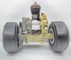 Cox Eliminator Dragster Or Funny Car Engine And Axle Carrier Motor Assembly