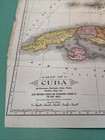 1897 Fold-out Map Only From Map   History Of Cuba Lieut  Hannaford Booklet