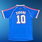 France 1998 Retro Youth Soccer Jersey Zidane  10 Soccer Shirt   Shorts