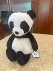 Jellycat London Medium Bashful Panda Black White Soft Toy Plush 12    With Tags