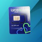 Lyca Mobile Triple Cut 5g 4g Sim Card  standard  Micro   Nano  - 6 Pack