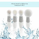 4 In 1 Electric Facial Cleansing Face Body Spa Brush Massager Skin Care Massage