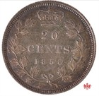 1858 Canada 20 Cents - Au - Lot 6934