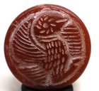 Unique Old Ancient Sassanian Carnelian Agate Stone Stamp Intaglio Seal Bead