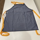 Mcdonalds Employee Apron Denim Yellow Adjustable Straps And Ties Os