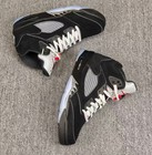 Jordan Air Jordan 5  black Metallic Reimagined  Retro Basketball Shoes