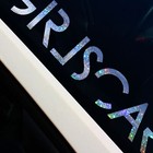 Windshield Sticker Girlscar 2 Flakes Silver Hologram Sticker Tuning Fs128