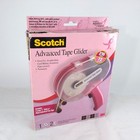 3m Scotch Advanced Tape Glider Pink Double Sided Tape Applicator Atg Gun 2 Rolls