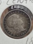 Silver 1897 Colombia 10 Centavos Nice Coin 