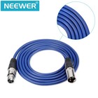 Neewer 6-pack 1m Xlr Female To Xlr Male 3 Pin Microphone Color Audio Cables