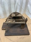 Antique Pat 1863 Primitive Cherry Pitter Cast Iron Spider Legs   Wooden Base 13 