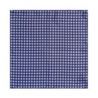 Men s Pure Silk Twill Handkerchief Blue Floral Squares Pocket Square 30cm 11 8in