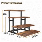 Lily Cupcake Stand 2 Pack Wooden 4 Tier For 50 Cupcakes Wedding Party Display